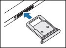 Insert card tray