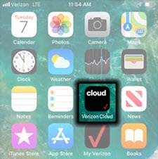 verizon cloud icon