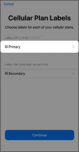 Apple iPhone - Add Cellular Plan Using an eSIM