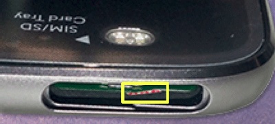 Liquid damage indicator