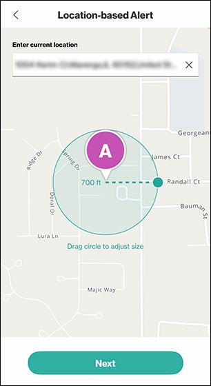Location based alert