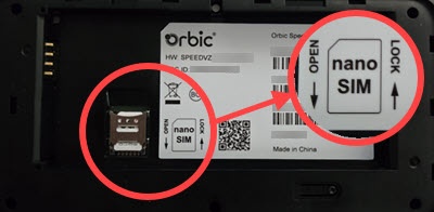 Open SIM card tray