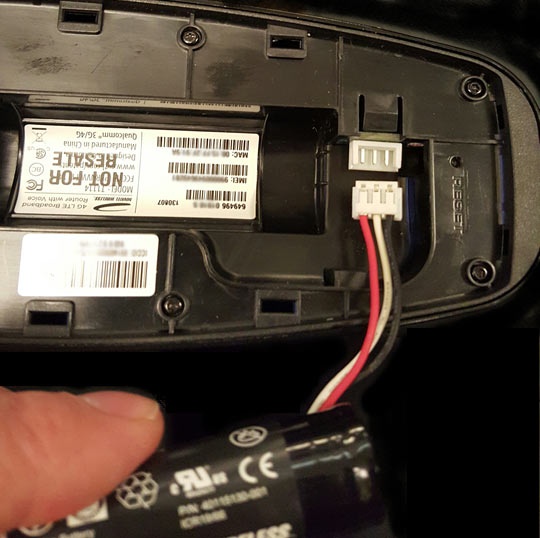 insert battery