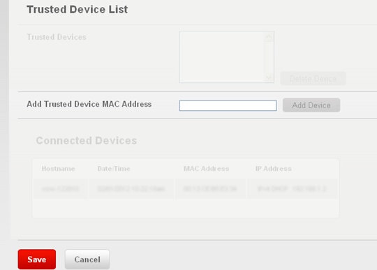MAC Filtering with Save