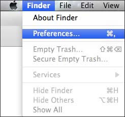 Finder Preferences