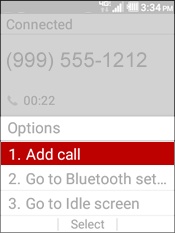 Select Add Call