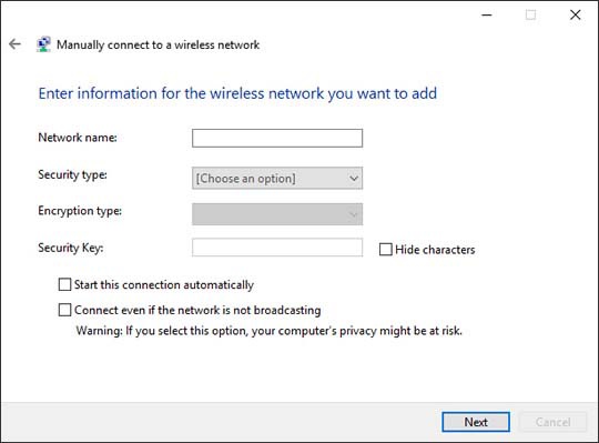 How can I connect my Windows 11 OS computer to a hidden wireless