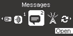 Messages with Open