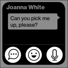 Messages screen