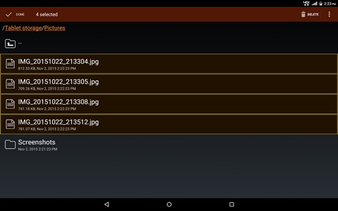 File Manager with fil