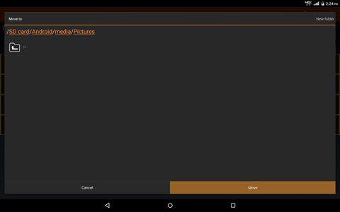 File Manager with Move