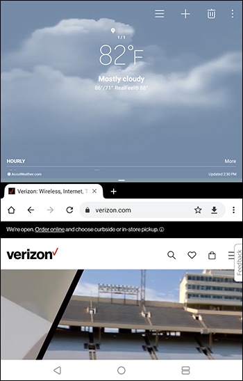 Multi window view