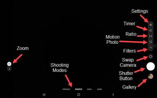 Camera options