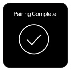 Pairing complete