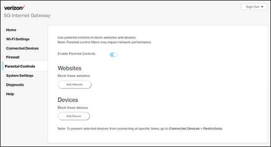 Parental Controls