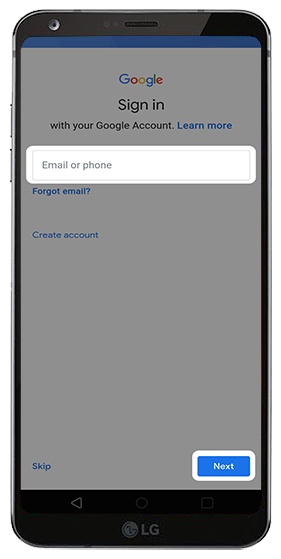 Add Google account