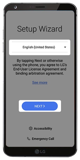 Select language