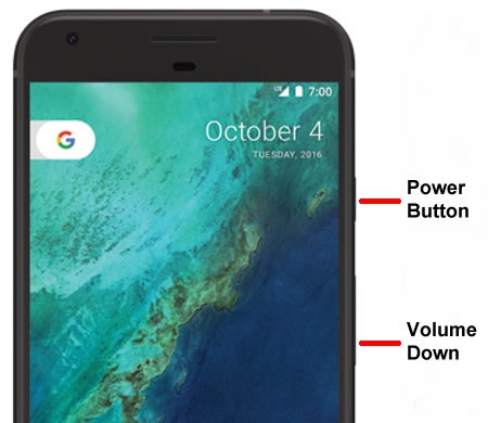 Google Pixel 2 Capture A Screenshot Verizon