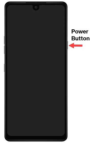 Press and hold the Power button