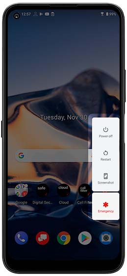 Power button Pop Up