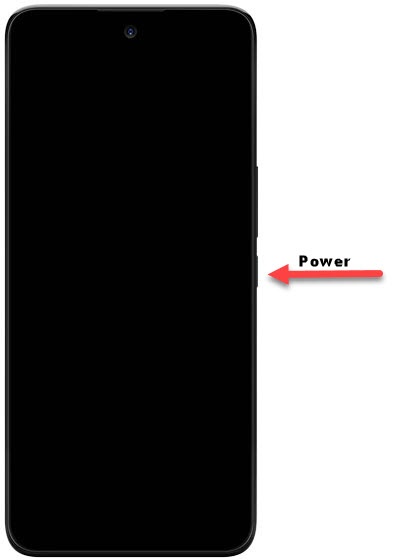 Volume and power buttons
