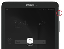 How to restart samsung tab deals e