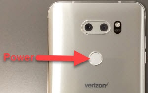 Press and hold the Power button