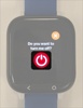 Power button on watch