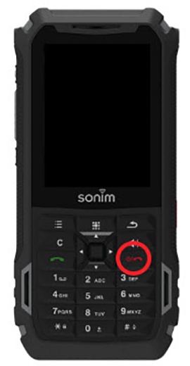 Press and hold the power button
