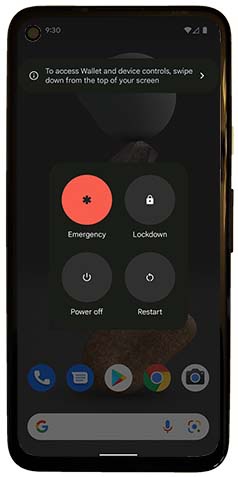 Power button options