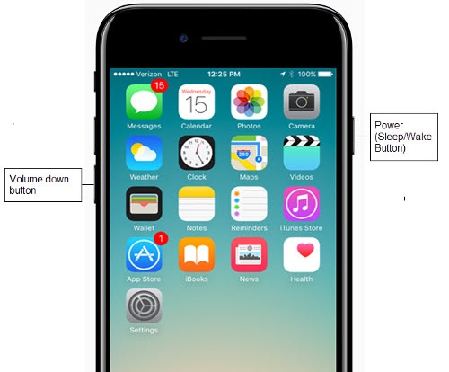 Apple Iphone 7 7 Plus Restart Device Verizon