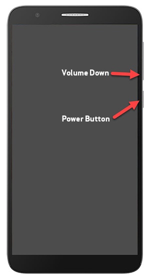 Power and Volume Down buttons