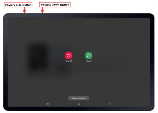 How to reboot on sale samsung tablet