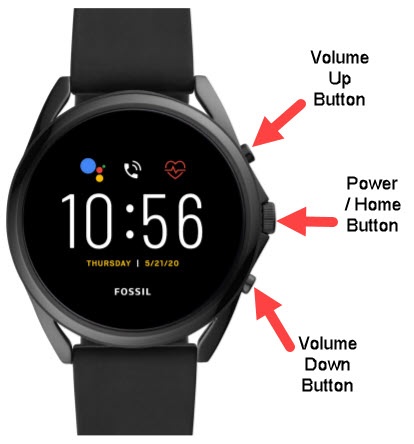 Fossil Gen 5 LTE Smartwatch Factory Data Reset Powered Off Verizon