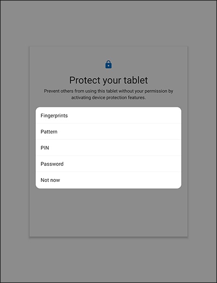 Protect Tablet screen