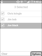 Select Options