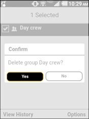 Select Yes