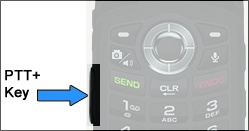 Press the PTT+ Key
