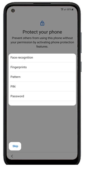 Protect your phone screen