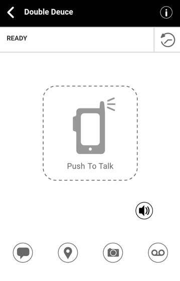 Push to Talk Plus group call ready screen 