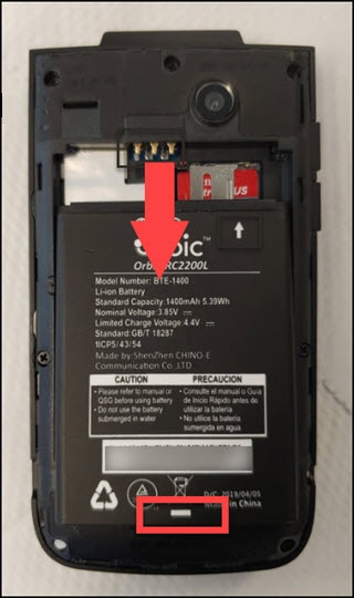 orbic journey battery replacement