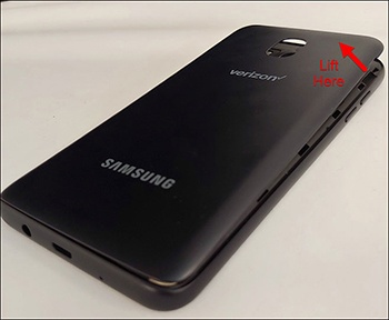 Samsung Galaxy J3 / Galaxy (3rd Gen.) - Insert SD / Memory Card | Verizon
