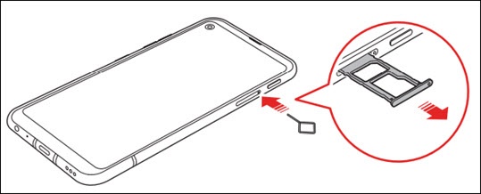 Remove card tray