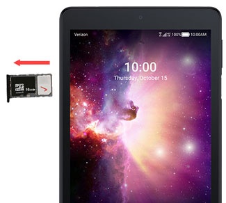 Insert SD card