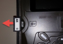 Remove sd / memory card