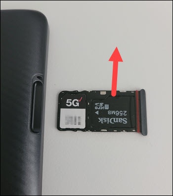 Remove SD card