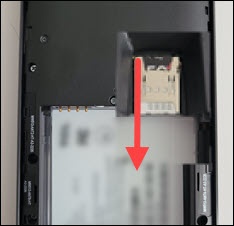 Remove SIM card