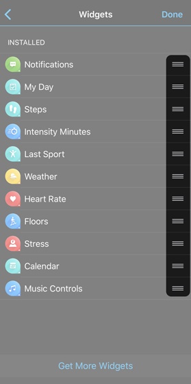 Garmin vivoactive 3 apps cheap and widgets