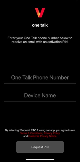 Request PIN