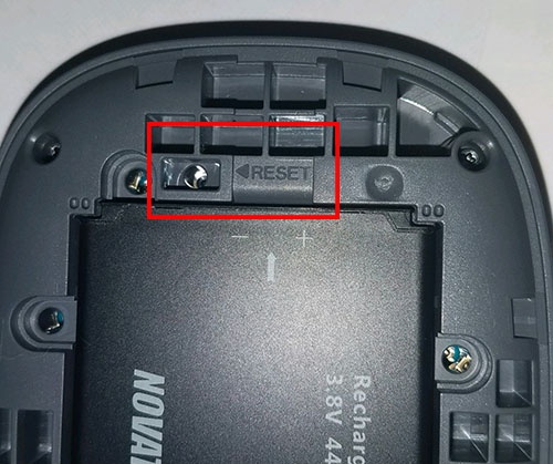 Reset button